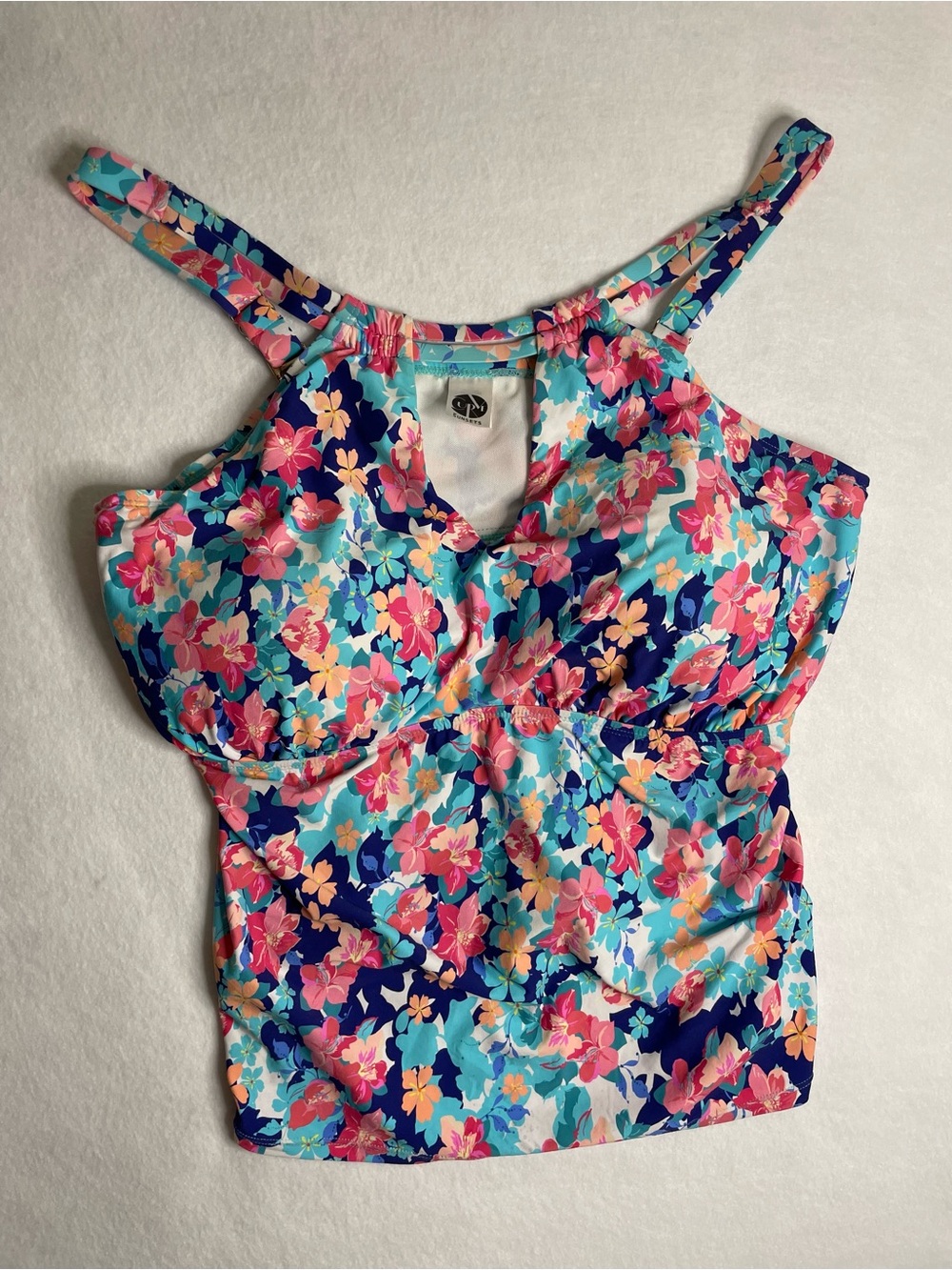 Sunsets Flower Bed Taylor Underwire Tankini Top